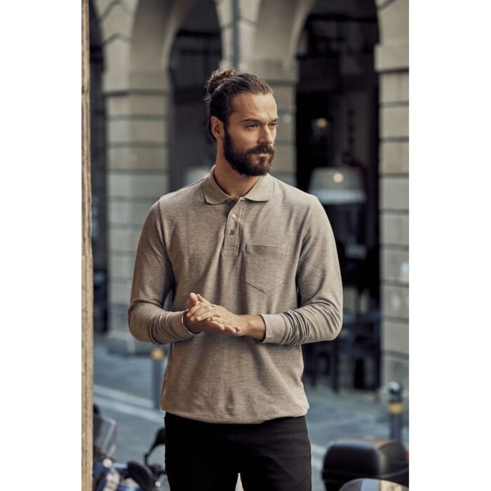 Clique Basic Pitkähihainen Taskupikee - Image 4