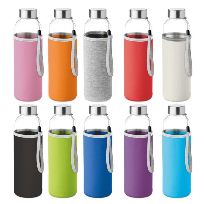 Lasipullo Suojapussissa 500ml - Image 2