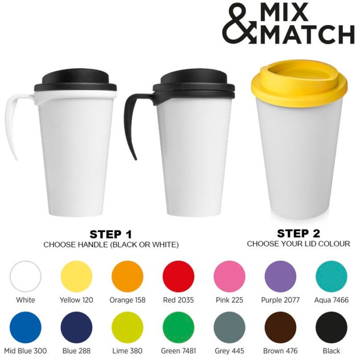 Americano Grande Eristetty Muki Kahvalla 350ml - Image 2