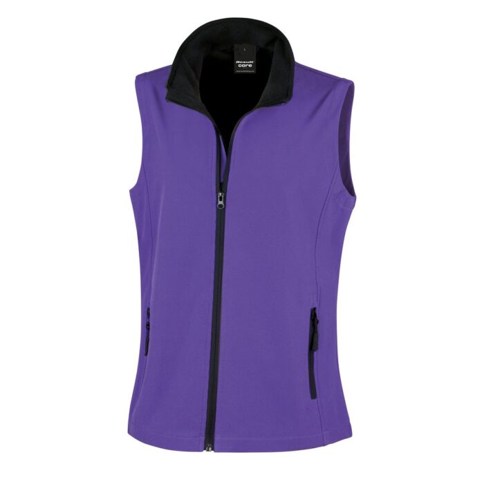 Result Painettava Core Softshell Liivi - Naisten - Image 7