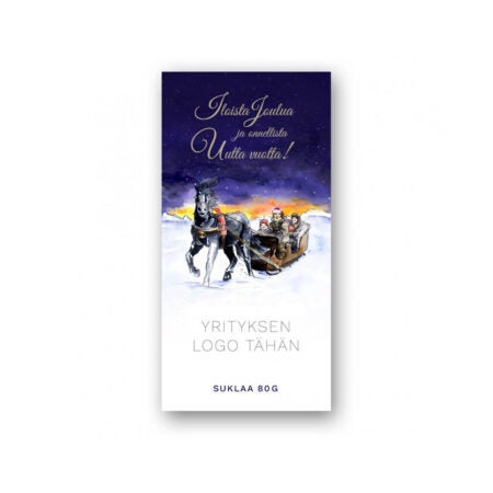 Kotimainen suklaalevy omalla kääreellä