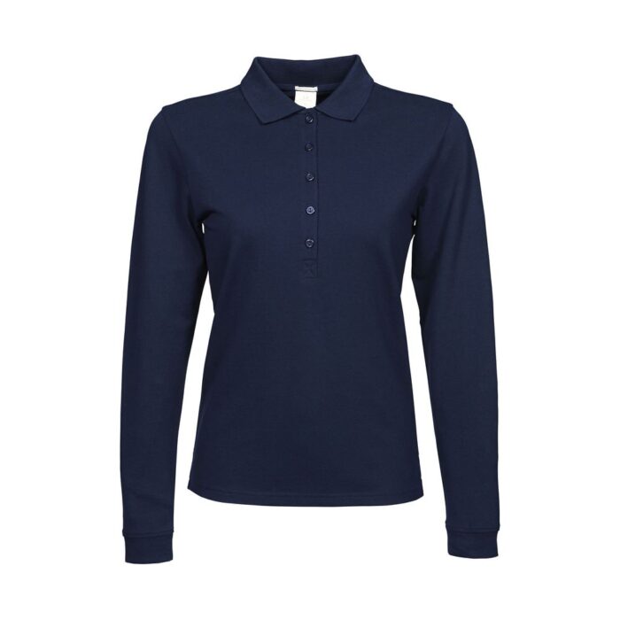 Tee Jays Luxury Pitkähihainen Naisten Pikee - Image 4