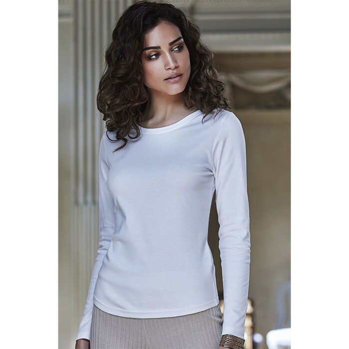 Tee Jays naisten Interlock Tee pitkähihainen