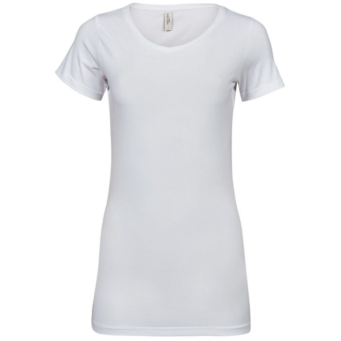 Tee Jays Naisten Extrapitkä Stretch Tee