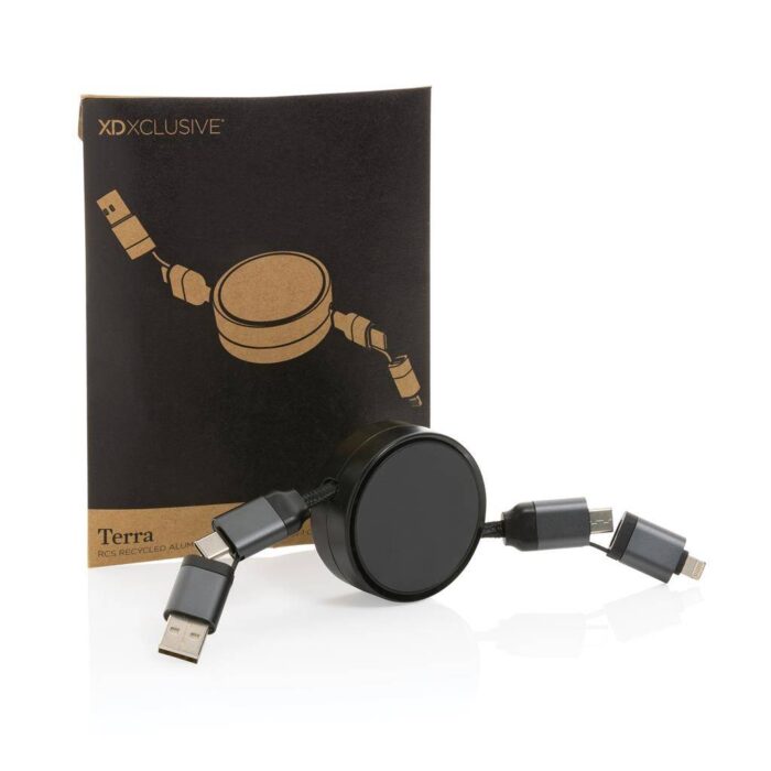 Terra 6-in-1 Latausjohto Kierrätysalumiinista - Image 6