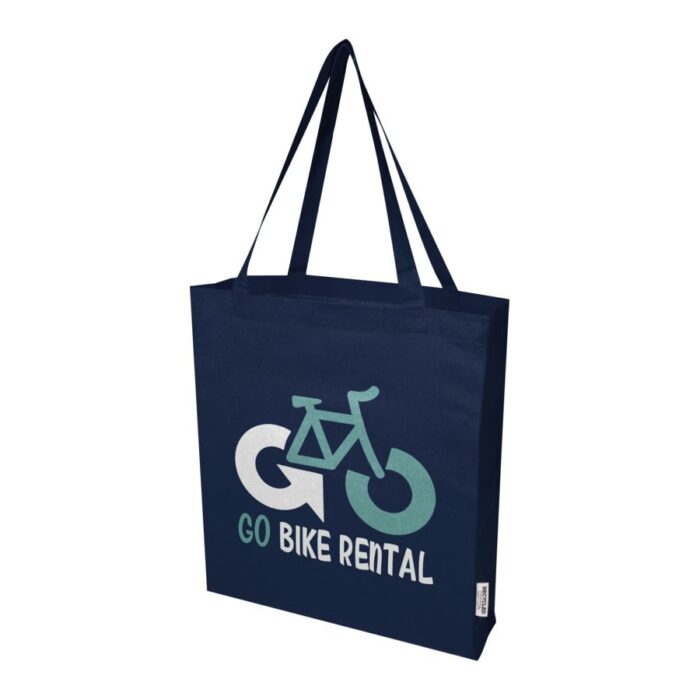 Kauppakassi Kierrätetystä Puuvillasta Pohjalevikkeellä - Image 7