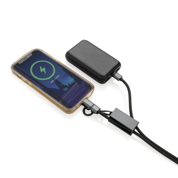 Terra RCS rPET Puhelimen Latausjohto Kaulanauha - Image 7